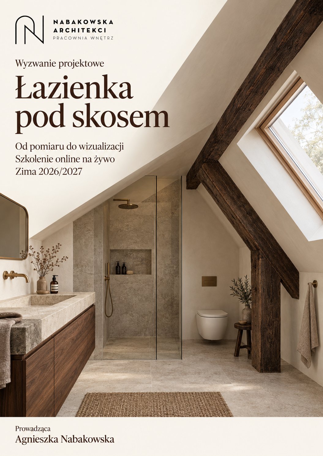 Okładka szkolenia Łazienka z ogromnym skosem
